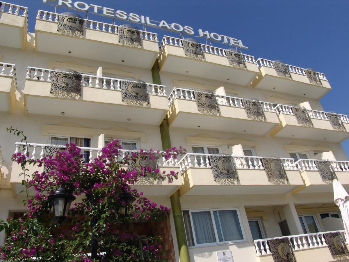 Protessilaos Hotel Nea Ankhialos Bagian luar foto